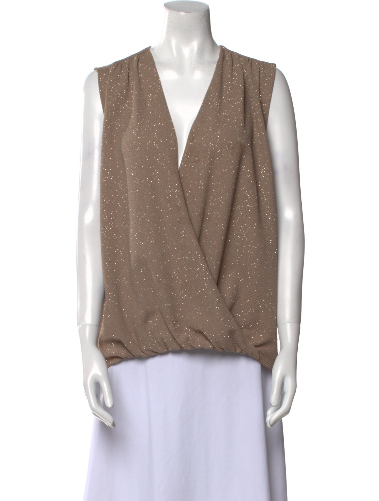 Alice + Olivia V-Neck Sleeveless Top